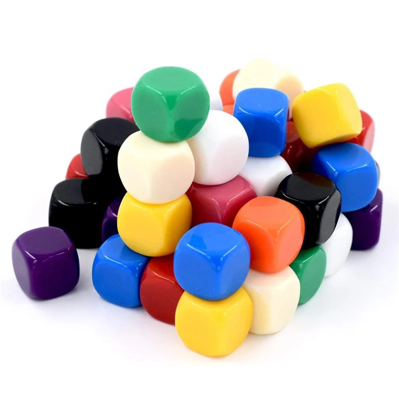 Board Game Loop - 10 Stück Acryl 16 mm mehrfarbige