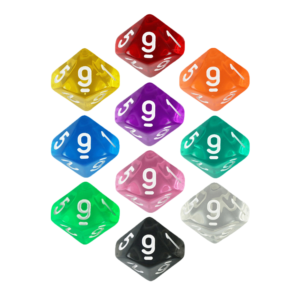 Board Game Pandemic - Brettspiel D10 Würfel 10 Stück digitale