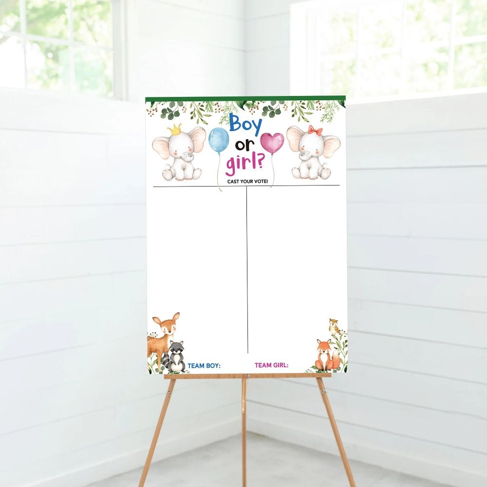 Board Game Or Boardgame - Mit Aufklebern Geschlechts-Enthüllungs-Vollmondsparty-Wettkampfspiel Festliches, fröhliches Junge-oder-Mädchen-Posterboard