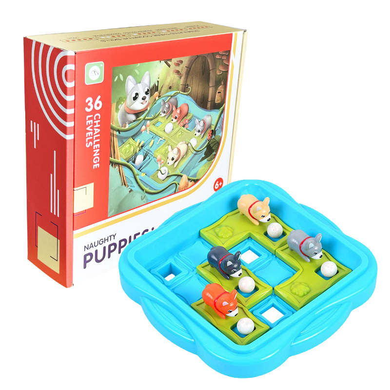 Board Game For Kids - Brettspiel Naughty Puppies Kinder Lernspielzeug 36