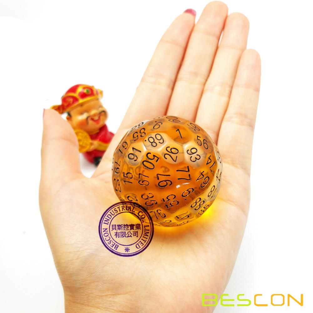Board Game Pandemic - Bescon Transluzenten Polyhedral Würfel 100 Seiten