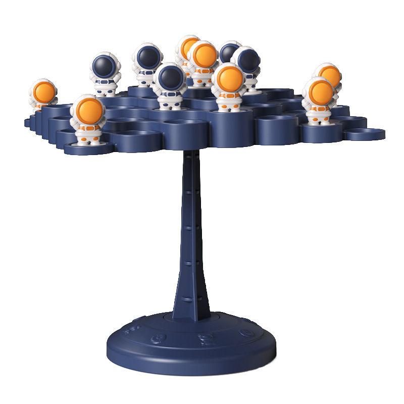 Board Game For Kids - Astronauten Frosch-Balance-Baum Interaktives Eltern-Kind-Brettspiel Bausteine Spielzeug
