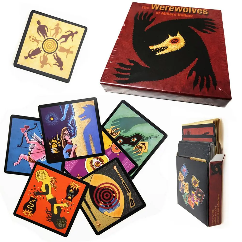 Board Game Coup - Werwolf-Kartenspiel Brettspiel für 3-10 Spieler Partyunterhaltung