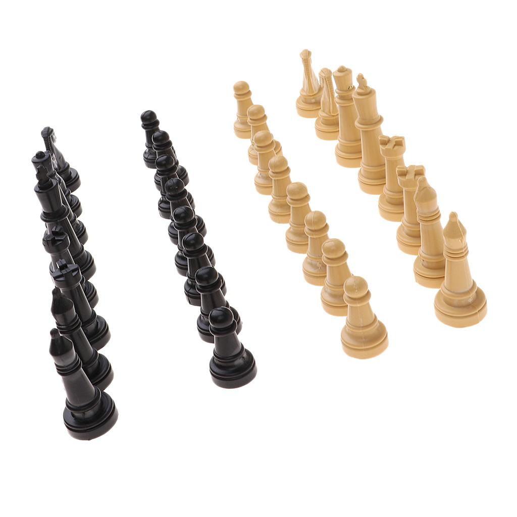 Board Game Or Boardgame - Professionelle Schachfiguren aus Kunststoff, Brettspiel-Figurenset für