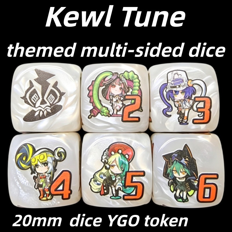 Board Game Loop - Yu-Gi-Oh! Kewl Tune Rotierender Mehrseitiger Brettspiel-Würfel,