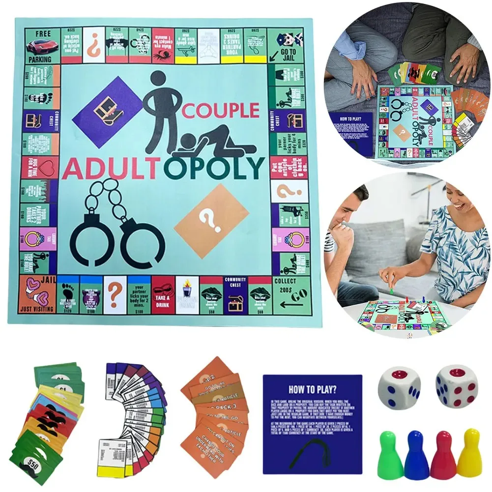 Board Game Coup - ！！Adultopoly Brettspiel für Paare Erwachsenen-Opoly Brettspiel