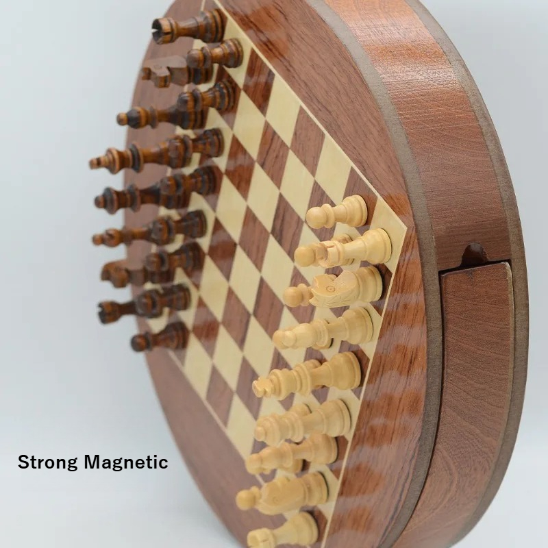 Rundes Schachspiel-Set aus Mas – Magnetic Travel Chess Bewertung und Preis