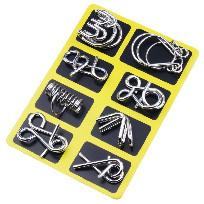 8-teiliges Metall-Puzzle-Set,  – Board Game For Kids Bewertung und Preis