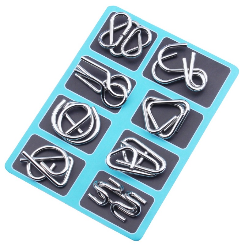 8-teiliges Metall-Puzzle-Set,  – Board Game For Kids Bewertung und Preis