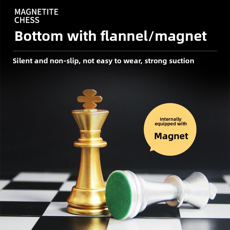 Magnetisches Gold-Silber-Schac – Magnetic Travel Chess Bewertung und Preis