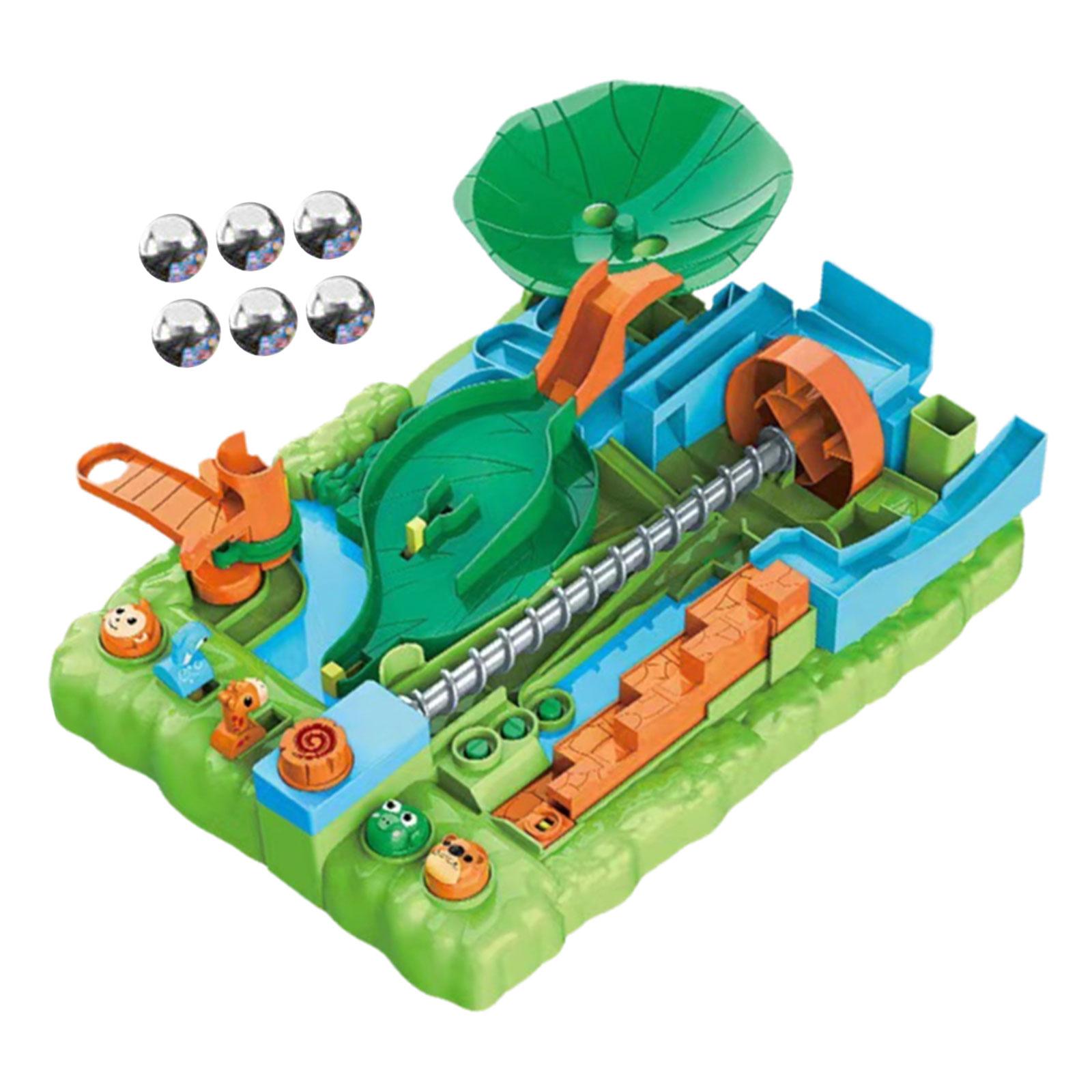 Murmelbahn Bausteine Brettspie – Board Game Race Track Bewertung und Preis
